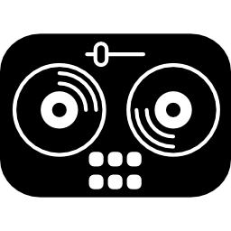 Vintage music player icon