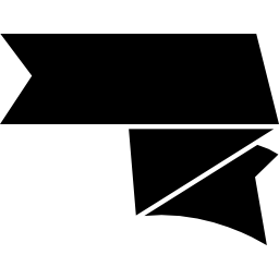 Лента черная форма иконка