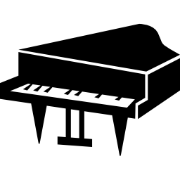 instrumento musical de piano icono
