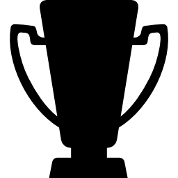 Football trophy cup icon