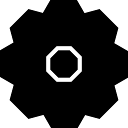 forma de flor icono