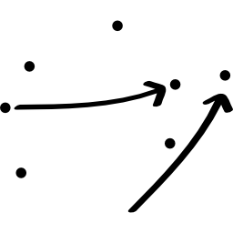 Football practice strategic sketch icon