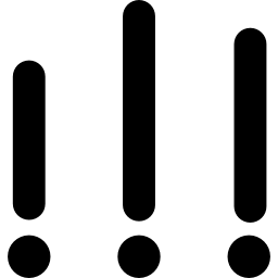 Music levels control icon