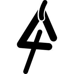 삼각형 음악 악기 icon
