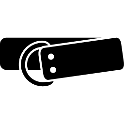 Rugby belt gear icon