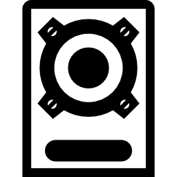 altoparlante portatile icona