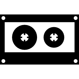 variante de cinta de cassette de música icono