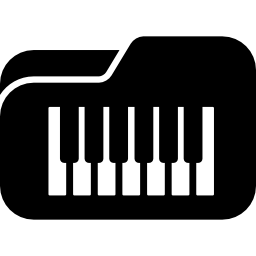 Piano recordings folder icon