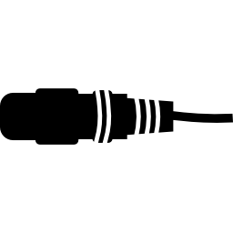 Music jack connector icon