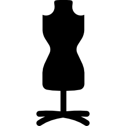 Mannequin with stand icon