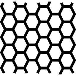 textura de panel de abejas icono