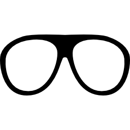 forma degli occhiali icona