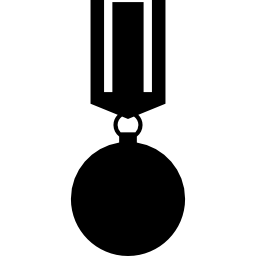 médaille de football Icône