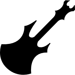 guitarra eléctrica para heavy metal icono