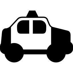 Taxi side view icon