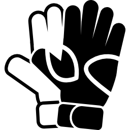 Rugby gloves icon