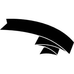 variante de ruban noir Icône