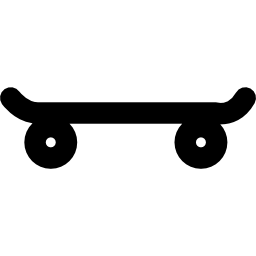 Skate side view icon