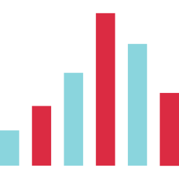 diagramme à bandes Icône