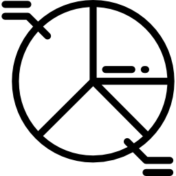 diagramme circulaire Icône