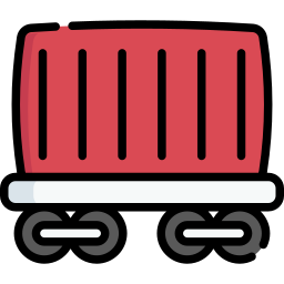 Railway carriage icon