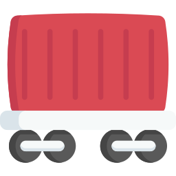 Railway carriage icon