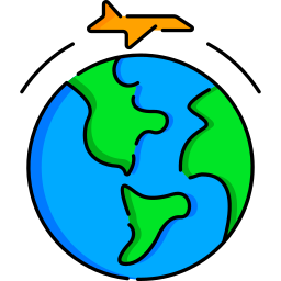 Around the world icon