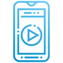 Мобильное видео иконка