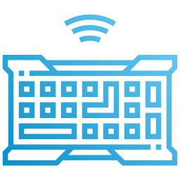 Wireless keyboard icon