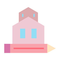 disegno della casa icona