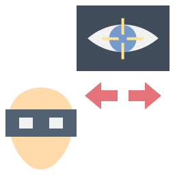 Śledzenie wzroku ikona