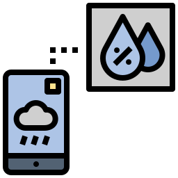 sensor de humedad icono
