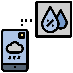 Humidity sensor icon