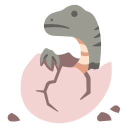 uovo di dinosauro icona