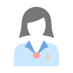 Female doctor icon