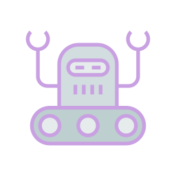 nowoczesny robot ikona