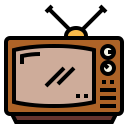 tv viejo icono