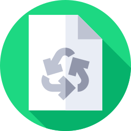 Recycled paper icon