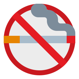 geen rook icoon