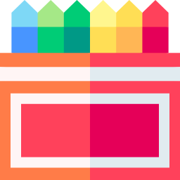 lapices de colores icono