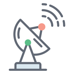 antena parabólica icono