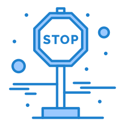 segnale di stop icona