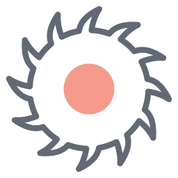 serra circular Ícone