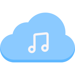 Музыкальное облако иконка