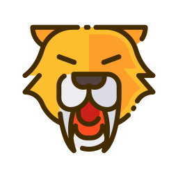 Saber tooth icon