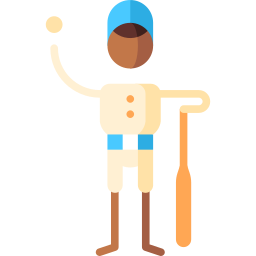 Игрок в бейсбол иконка
