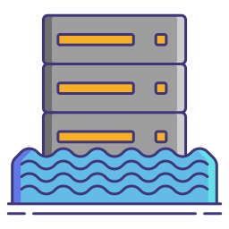 Data lake icon