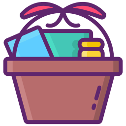 Gift basket icon