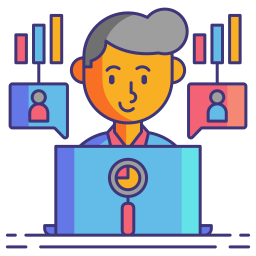 Qualitative research icon