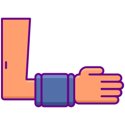 Hand protection icon